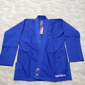 Sanabul BJJ Gi Mens A0 Blue Brazilian Jiu Jitsu NWT Martial Arts Uniform